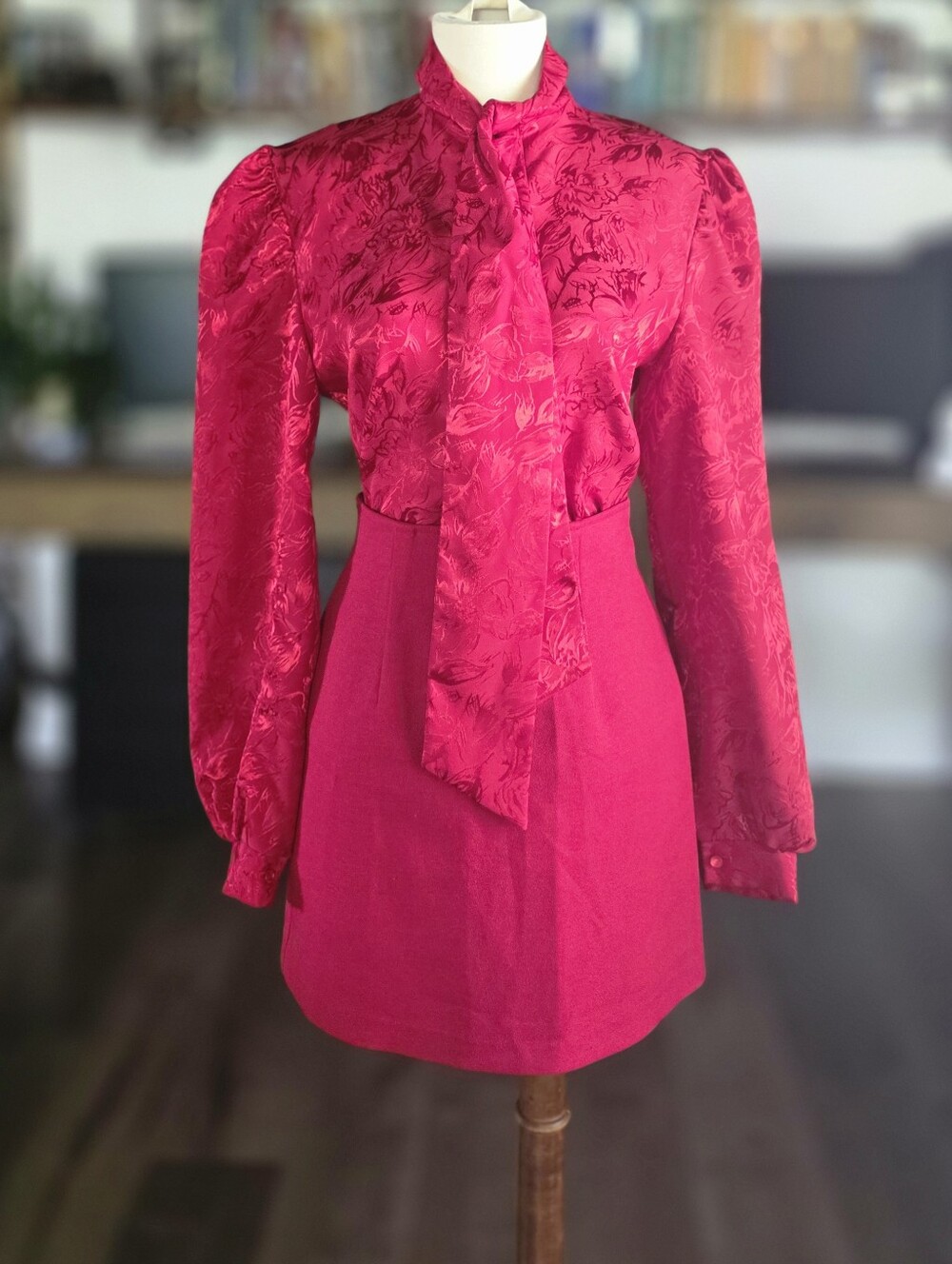 Vintage Ellen-D Tie Blouse